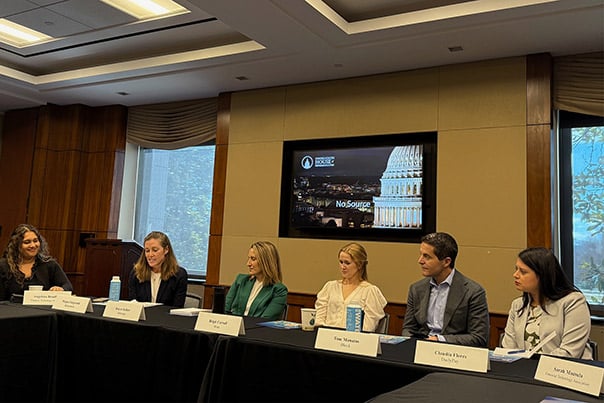 "Fintech Explained" Staff Briefing on Capitol Hill in a meeting